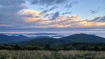 Picture of where me and my gf went camping this past weekend Max Patch mountain NC  x