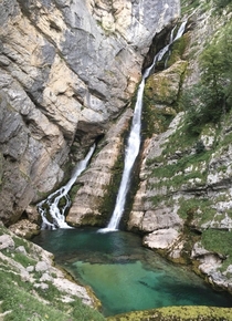 Picture taken at Slavica Falls in Slovenia 