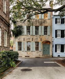 Picturesque Street in Charleston South Carolina
