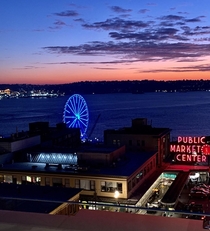 Pike Place Market and the Seattle waterfront 