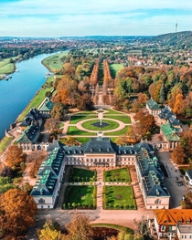 Pillnitz castle in Dresden Germany