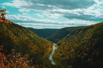 Pine Creek Gorge in Pennsylvania 