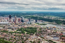 Pittsburgh PA - aerial shot from the North Shore More in comments 