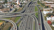Planned Improved Interchange Between Routes  and - Providence Rhode Island