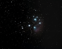 Pleiades also known as the seven sisters from my back garden last night