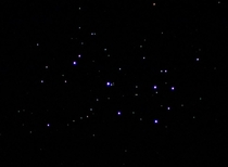 Pleiades My first time photographing the stars