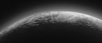 Pluto Backlit Panorama 