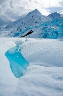 Portage Glacier Pool Alaska by mikewheels 