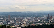 Portland as seen from Pittock Mansion 