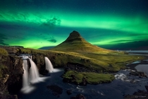 Powered by Light in Kirkjufellsfoss Iceland by Carlos Resende 