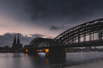 Probably the most iconic view of Cologne Germany 