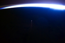 Progress during reentry seen from ISS 