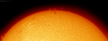 Prominence on todays Sun  by Paul Stewart 