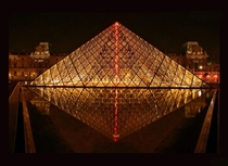 Pyramid at the Louvre Paris France Image - Adolfo Carli