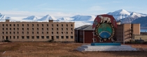 Pyramiden Abandoned mining town on Svalbard Norway 