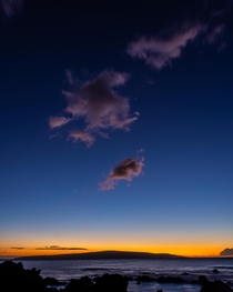 Quiet and calm sunset over West Maui  x jblakephoto
