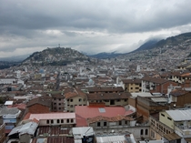Quito Ecuador from the Baslica del Voto Nacional 