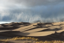 Rain over Great Sand Dunes NP 