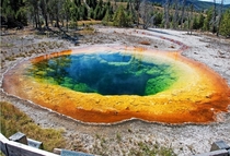 Rainboow Pool Yellowstone 