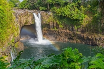 Rainbow Falls in Hilo Hawaii OC X