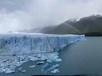 Rainbow over the Perito Moreno Glacier - Argentina 