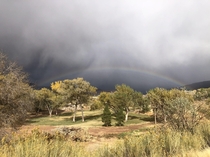 Rainbow over Virgin Utah 