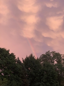 Rainbow shot I took this summer in Michigan 