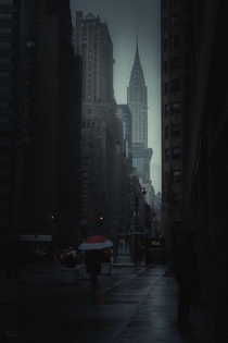 Rainy Manhattan