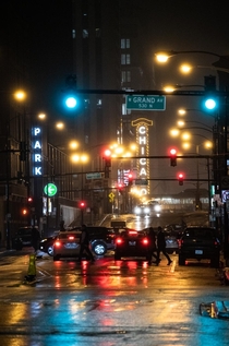 Rainy night in Chicago 