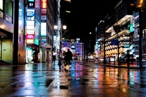 Rainy night in Osaka