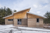 Rammed Earth Home in Ontario Canada