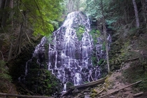 Ramona Falls in Oregon USA  x