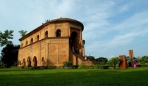 Rang Ghar in Assam India An arena where Ahom kings watched elephant fights 