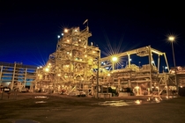 Ravensthorpe Nickel Operation plant at night 