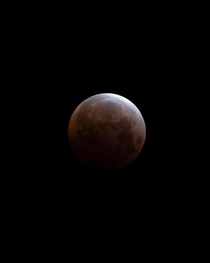 RAW image of the Blood Moon solar eclipse 
