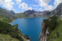 Real blue water Luenersee Vorarlberg Austria 