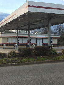 Recently Abandoned Speedway Gas Station