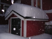 Record Snowfall in Porvoo Finland 