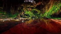 Red river Finnich glen Scotland 