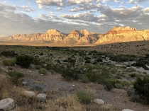Red Rock Canyon Nevada am July   