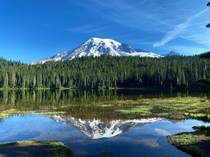 Reflection Lake Mount Rainier National Park Washington USA   x  