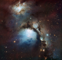 Reflection nebula Messier  image creditESO