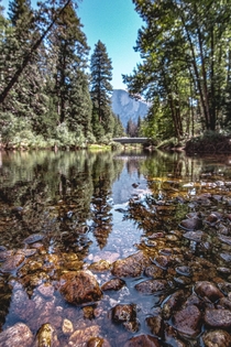 Reflection of Half Dome Yosemite CA 