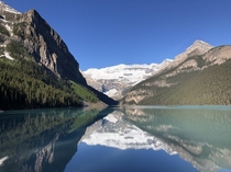 Reflection on beautiful Lake Louise 