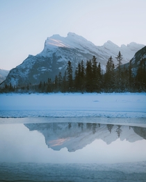 Reflections in Banff Canada by ravivora  x