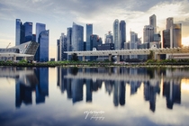 Reflections of the Singapore Cityscape  