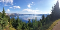 Reflections on Crater Lake - Crater Lake National Park  OC