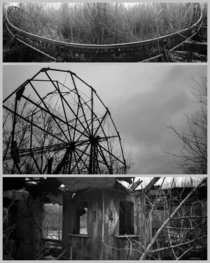 Remnants of Chippewa Lake Amusement Park in NE Ohio 