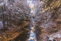 Rensselaerville Falls Between Seasons at Hyuck Preserve New York 