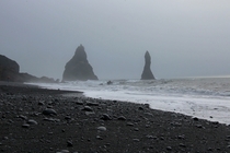 Reynisfjara Black Sand Beach Iceland 